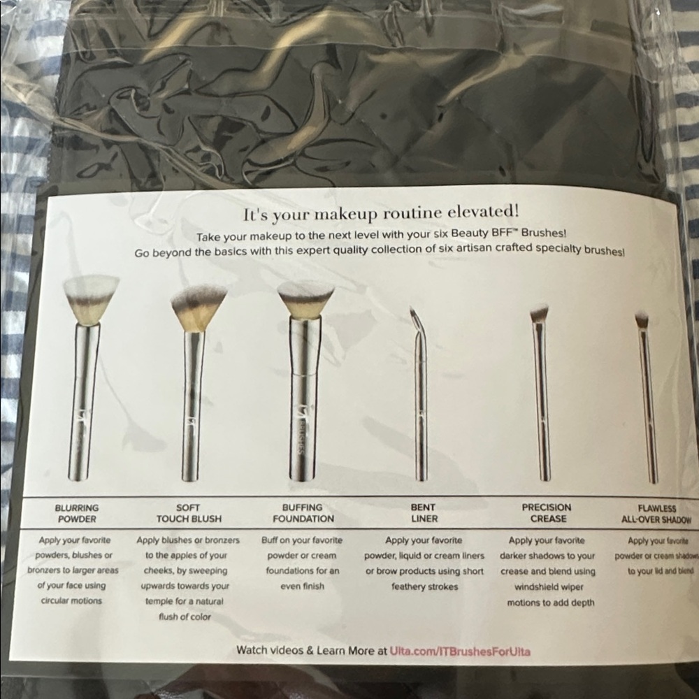 IT Brushes for ULTA 6-Piece Face & Eye Advanced Brush Set - Picture 3 of 3